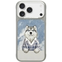 NIMMY case GENTLE PETS SERIES DOG, kas sader ar MagSafe IPHONE 18 Pro Max/17 Pro Max, pelēks