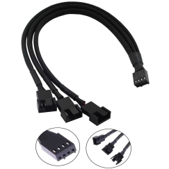 1St Cool 1stCOOL 4-pin - 4-pin x3, 0.25m, Musta (PWM-SPLIT-3)