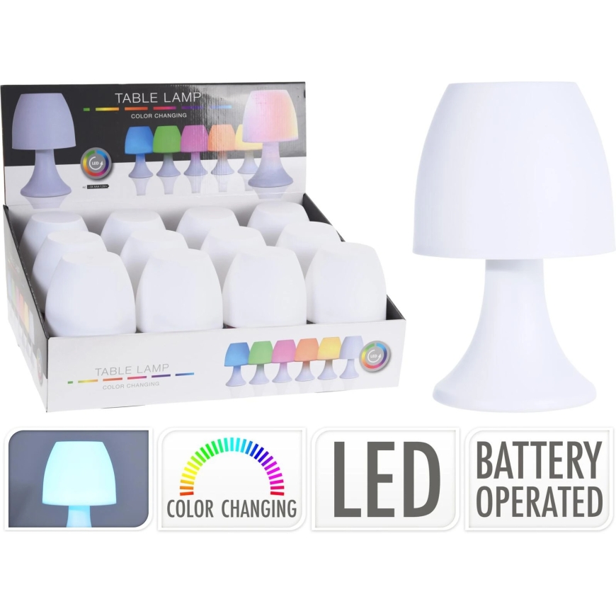 Lifetime LED night lamp 19 cm, multicolored, modern