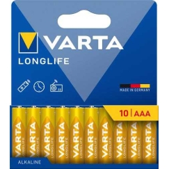 Varta Akku LONGLIFE AAA UUSI 10kpl.