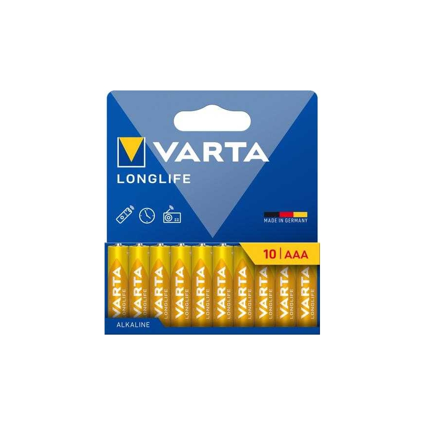 Varta Aku LONGLIFE AAA UUS 10tk.