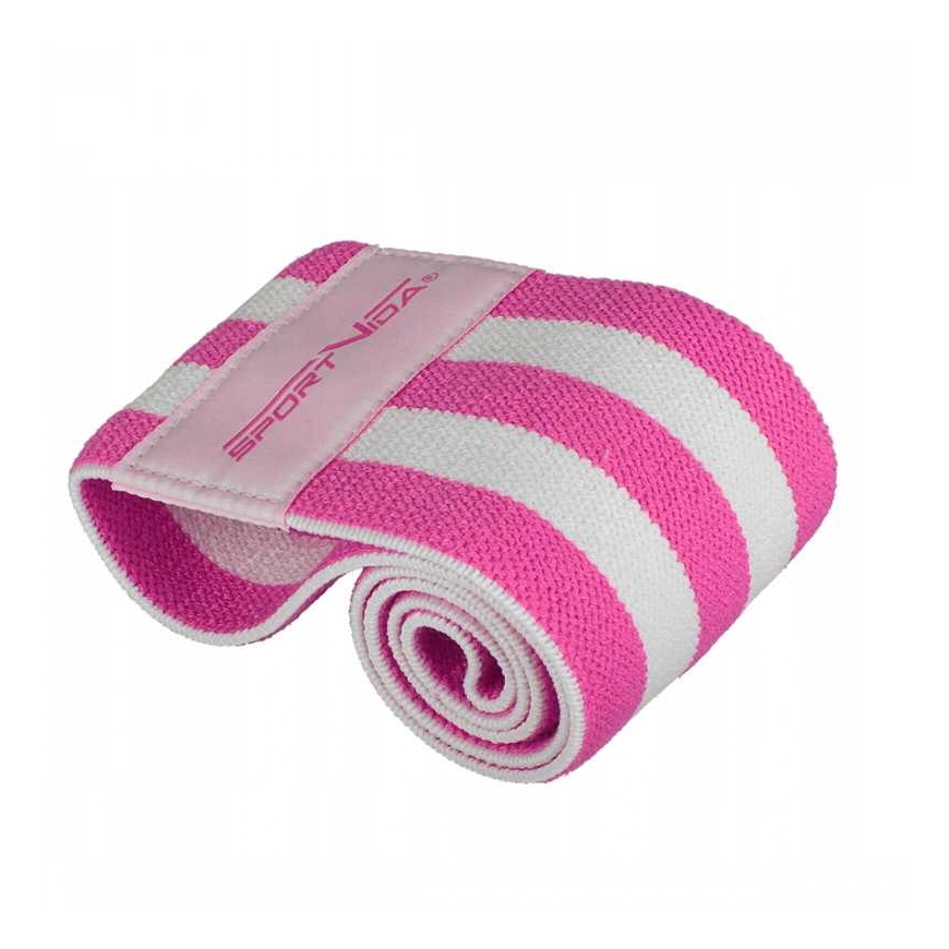 Sportvida Fitness & Crossfit Hip Band Rubber 32x7,6cm Pink – 4