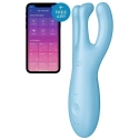 Satisfyer Threesome 4 vibraattori Sininen Satisfyer Threesome 4 vibraattori Sininen
