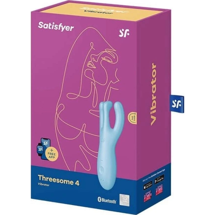 Satisfyer Threesome 4 vibraattori Sininen – 5