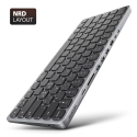 Axagon HMC-KB-NRD, USB 5Gbps hub w. keyboard, HDMI 4K/60Hz, 3x USB-A, SD/mSD, audio, PD100, Nordic l Axagon HMC-KB-NRD, USB 5Gbps hub w. keyboard, HDMI 4K/60Hz, 3x USB-A, SD/mSD, audio, PD100, Nordic l