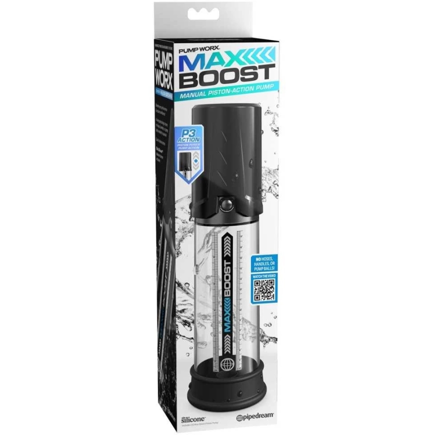 Pipedream Pump Worx Max Boost Melns