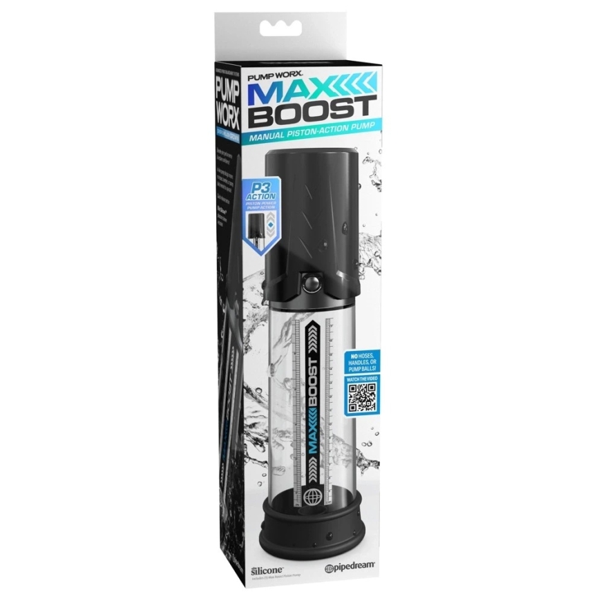 Pipedream Pump Worx Max Boost Musta – 2