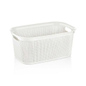 Корзина для белья UCSAN 38L KNIT белая 57x37x25 см Корзина для белья UCSAN 38L KNIT белая 57x37x25 см