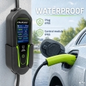 Qoltec Car Charger for Electric EV and Hybrid with Adjustable 2in1 Type2 | 7kW | 230V | CEE 32A | Wi-Fi | Tuya | Smart Life | LC