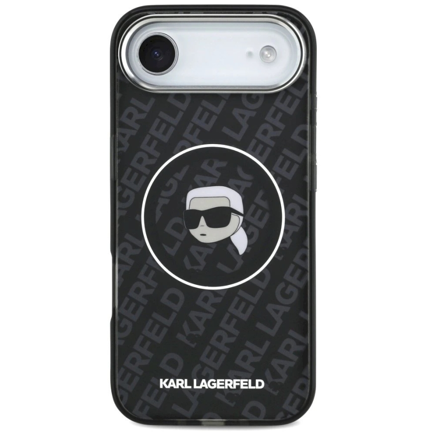 Karl Lagerfeld IML Karl Head Logo MagSafe ümbris iPhone Air jaoks - Must – 4