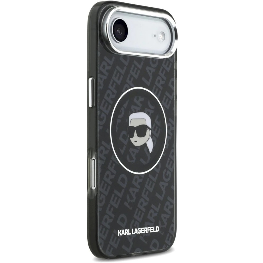 Karl Lagerfeld IML Karl Head Logo MagSafe ümbris iPhone Air jaoks - Must – 5