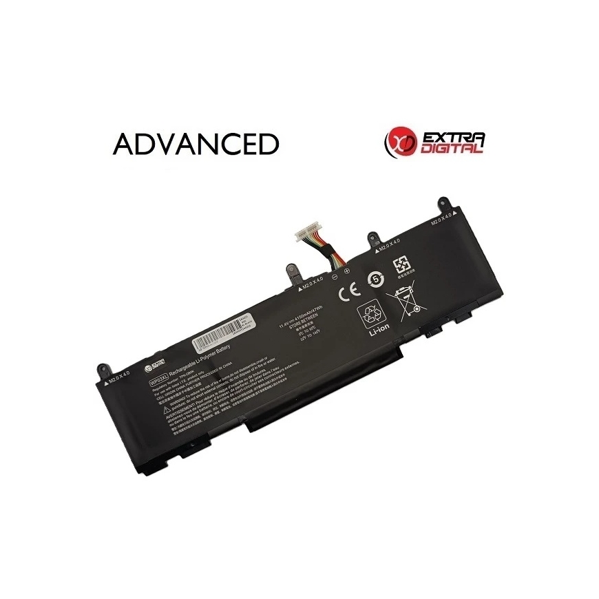 Papildu digitālā baterija - Papildu gudrā WP03XL 4150 mAh 11,4 V