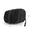 Wozy 8BK Super Compact Bicycle Bag under the saddle 0.6L