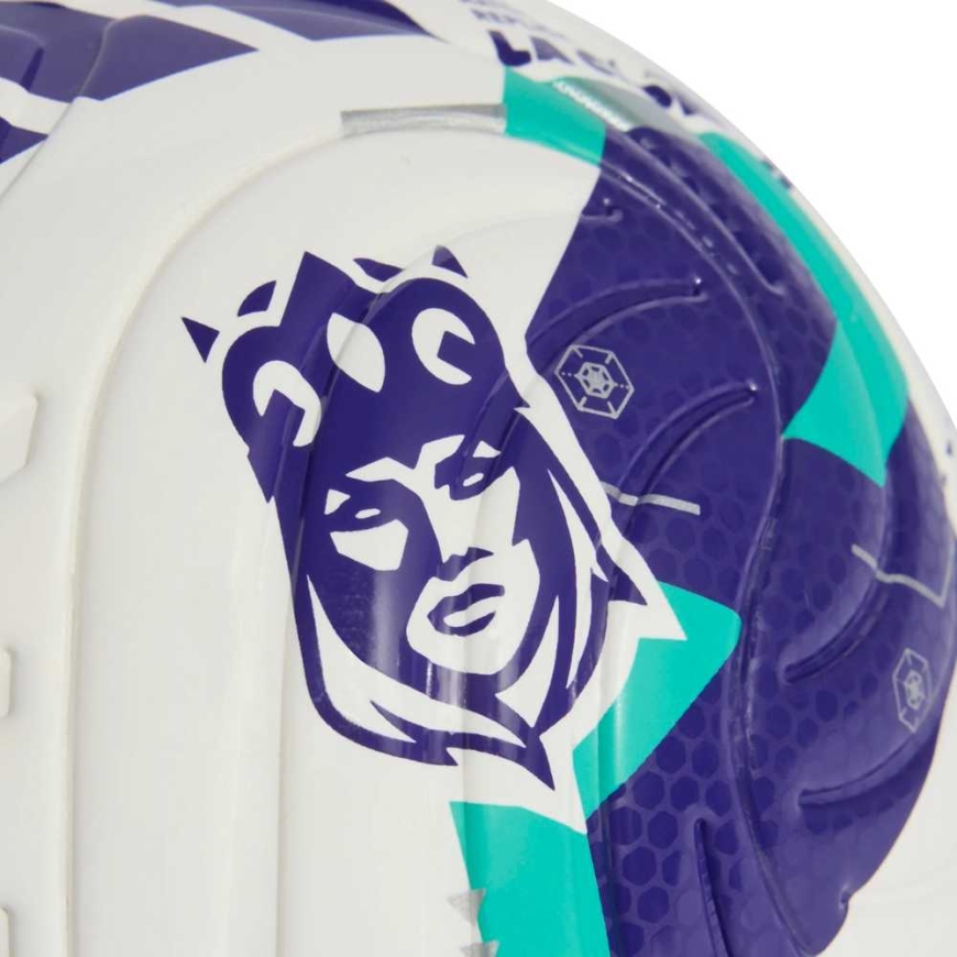 Футбольный мяч adidas Queens League мини белый и фиолетово-зеленый KE8233 (1) – 3