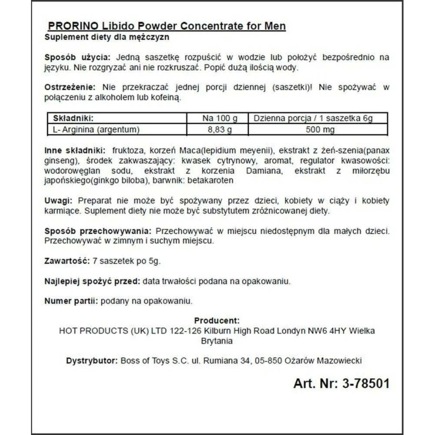 HOT Prorino Potency pulber 7tk – 3