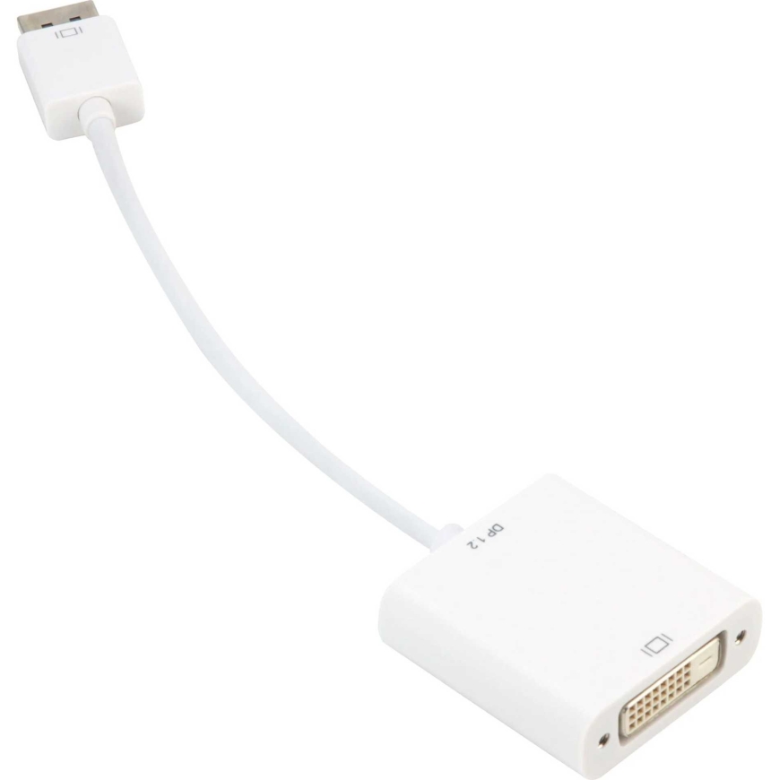 Sharkoon DisplayPort 1.2 DVI24+1 -sovitin 0.15m valkoinen