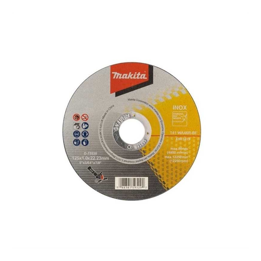 Makita plāns griešanas disks INOX 125X1 WA46R