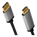 LogiLink CDA0107 video cable adapter 2 m DisplayPort HDMI Black, Grey