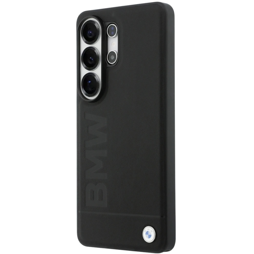 BMW Leather Hot Stamp MagSafe Case for Samsung Galaxy S26 Ultra in Black – 4