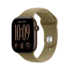 Apple Watch Series 12 42mm Tumma pronssi/oliivinvihreä hihna S/M