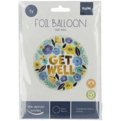 Folat Folijas balons "Ātri izsodi" Ziedi 45cm