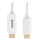 Sharkoon Displayport 1.2 uz HDMI 4K 2 m Balts Sharkoon Displayport 1.2 uz HDMI 4K 2 m Balts