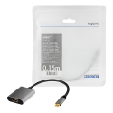 LogiLink CUA0103 гендерный адаптер USB 3.2 Gen1 Type-C HDMI-A Черный, Серый LogiLink CUA0103 гендерный адаптер USB 3.2 Gen1 Type-C HDMI-A Черный, Серый