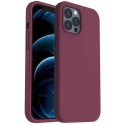 Riff "Mīksta silikona maciņš iPhone 15 Plus" Bordo