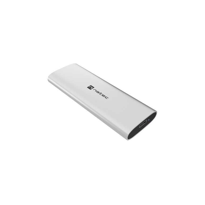 Natec Rhino USB-C M.2 NVME Lite Arctic Silver
