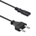 Qoltec virtajohto IEC C7 / CEE 7/16 (50547) musta Qoltec virtajohto IEC C7 / CEE 7/16 (50547) musta