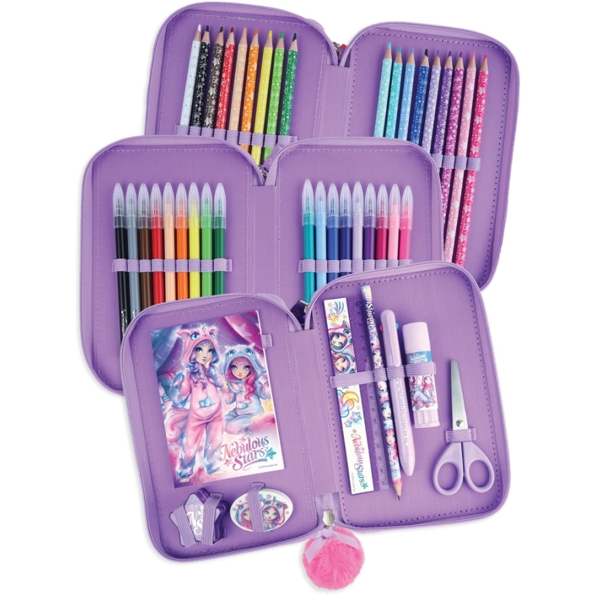 NEBULOUS STARS pencil case with accessories Pyjama Party - Nebulia & Cristalia, 12610 – 2