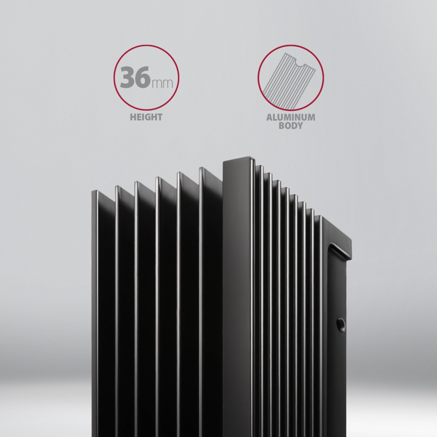 Axagon CLR-M2XL Kompiuterio aušinimo sistema M.2 NVMe SSD, Puslaidininkinis diskas Radiatorius Juoda – 3