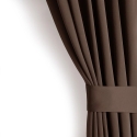 Sarkana samta aizkars ar cilpām AmeliaHome 140 × 175 cm Sarkana samta aizkars ar cilpām AmeliaHome 140 × 175 cm