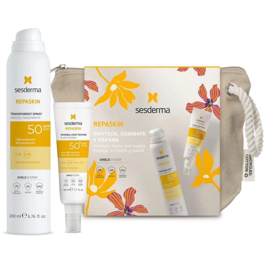 SESDERMA REPASKIN Setti (suojaskonsentraatti 50 ml + suojasuihke 200 ml) – 2