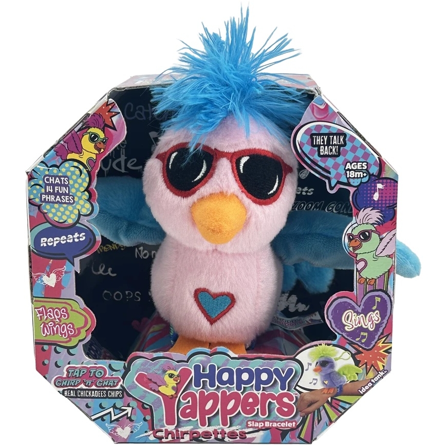 HAPPY YAPPERS interaktiivinen pehmeä lintu Pippa Peep, 9394