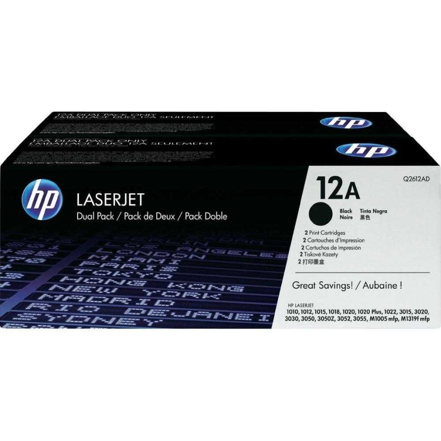 HP Q2612AD No.12A Черный