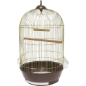 Panama Pet lintujen häkki 40x40x70 cm kultainen/pr brown