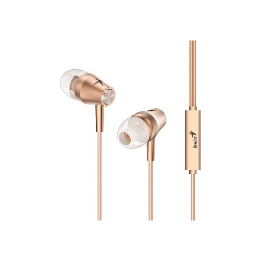 Genius Computer Technology HS-M360 Kuulokkeet Langallinen In-ear Kulta, Metallinen – 2