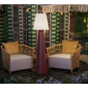 Напольная лампа New Garden Lola 165 POP бордовая с перезаряжаемой батареей