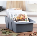Maitseainete organiseerija, hall, 25 x 15 x 9 cm, 229047 S, Vild Maitseainete organiseerija, hall, 25 x 15 x 9 cm, 229047 S, Vild