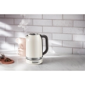 KitchenAid 5KEK1701EPL elektrikann 1,7 l 2400 W Must, Roostevaba teras, Valge