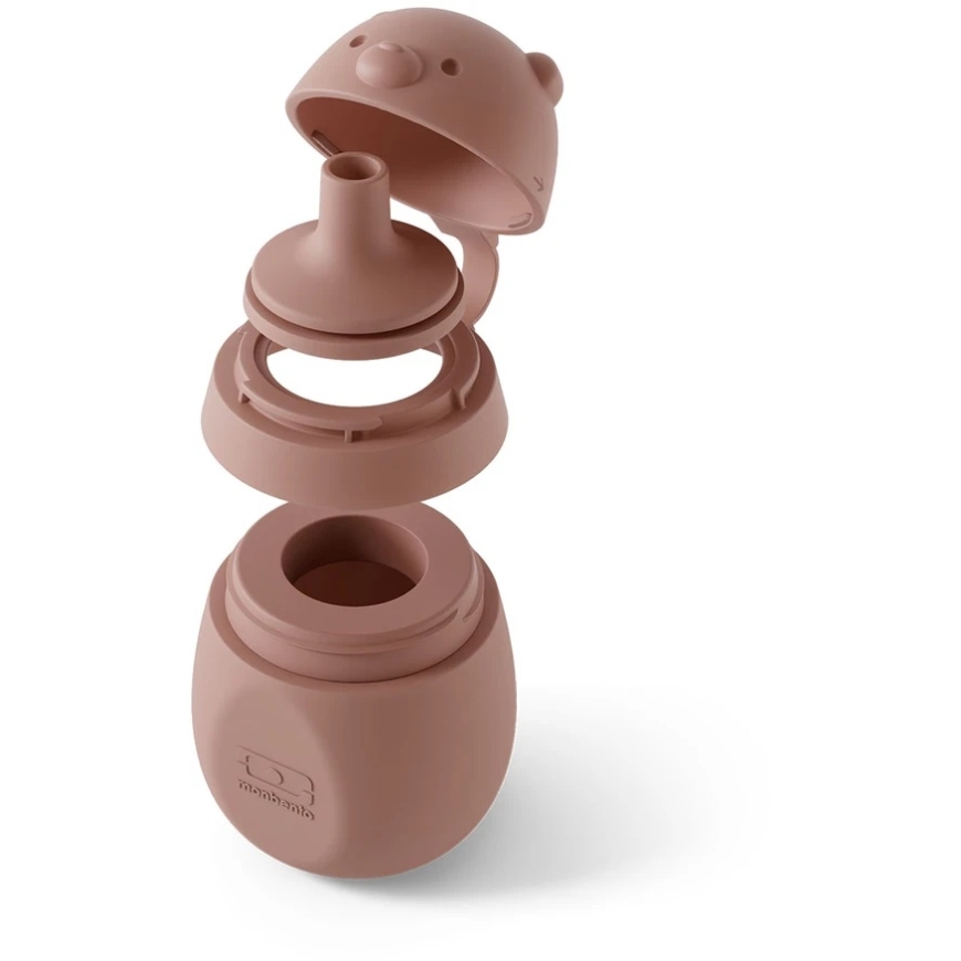 Monbento silikona caurule bērniem Yummy 150 ml Rozā Blush – 5