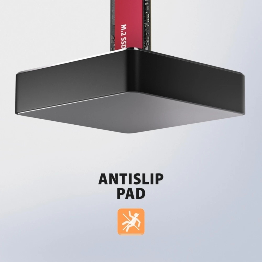 AXAGON | USB-C 10Gbps dokkija M.2 NVMe/SATA SSD-le | ADSA-M2C11 – 3