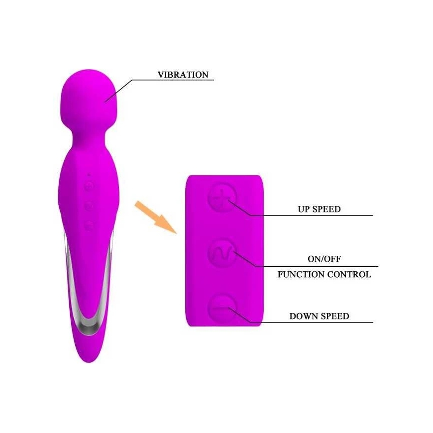 Pretty Love Erotiska plīša masāža sieviešu stimulators 21 cm – 2