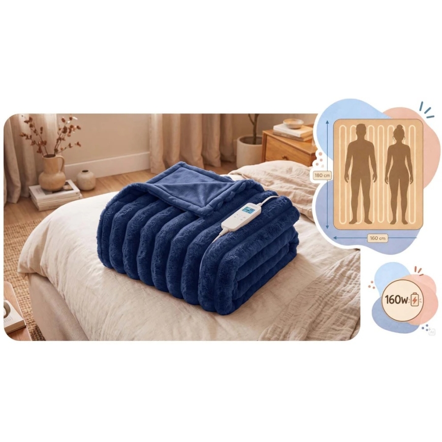 Berdsen BD-963 Heated Electric Blanket 180 x 160 cm (model BD-963) – 4
