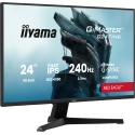 iiyama G-MASTER G2471HS-B1 PC lamekuvar 60,5 cm (23.8") 1920 x 1080 pikslit Full HD Must iiyama G-MASTER G2471HS-B1 PC lamekuvar 60,5 cm (23.8") 1920 x 1080 pikslit Full HD Must
