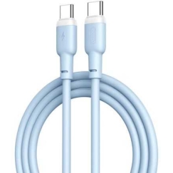 XO NB208B USB-C - USB-C 1m 60W Sininen