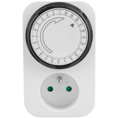 Laika slēdzis - DPM DT01 analogais taimeris 16A 3680W AC 230V - Balts