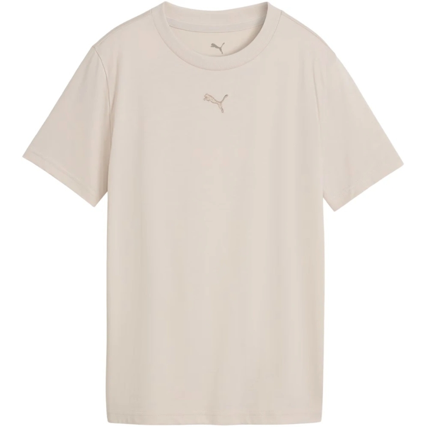 Puma ESS Centered Cat Logo T-krekls bērniem smilšu krāsā 692972 82 (128 cm) – 2