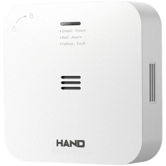 Plastrol Išmanusis anglies monoksido jutiklis „Hand", elektrocheminis sensorius, „WiFi 2,4 GHz Tuya Smart", 2xAA
